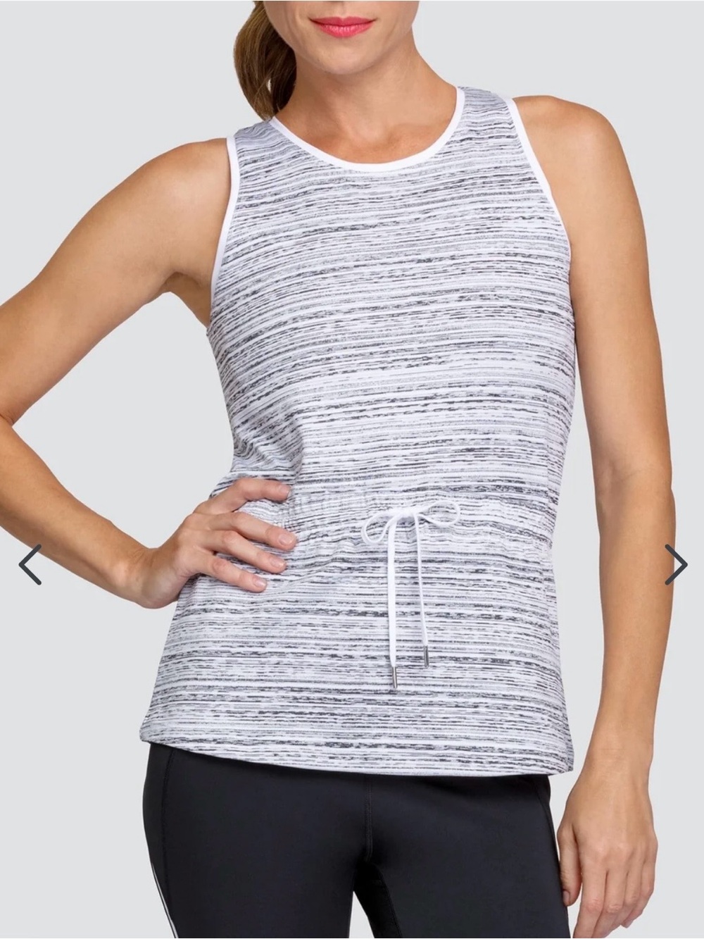 Tail- Ryann Tank-Clound Sleeveless Drawstring Tank